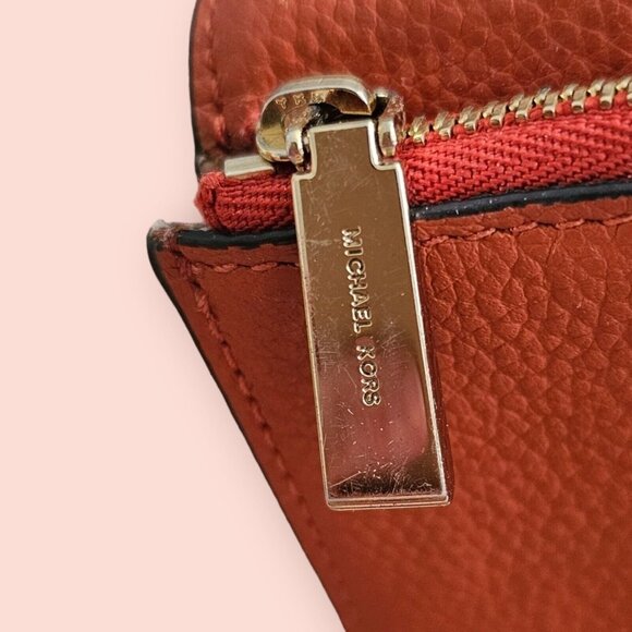 MICHAEL Michael Kors Women's Jet Set Carry All Card Case Orange - Picture 7 of 15